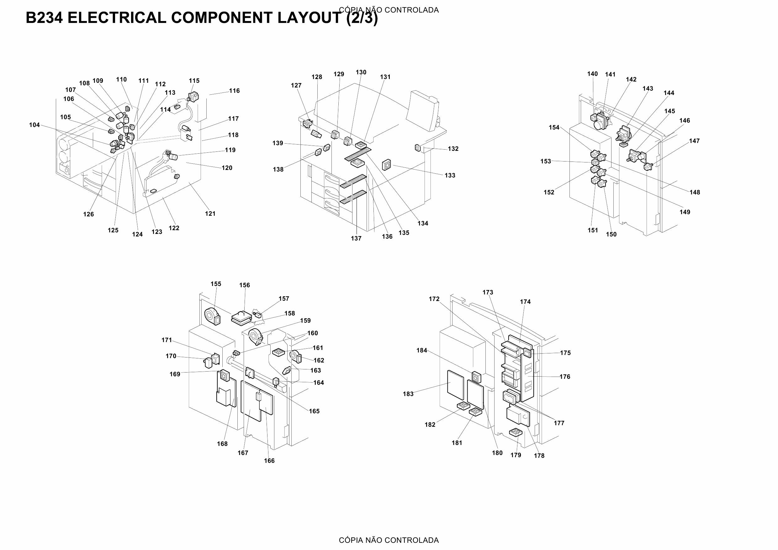 RICOH Aficio MP-9000 1110 1350 906EX 1106EX 1356EX B234 B235 B236 D101 D102 D103 Circuit Diagram-5